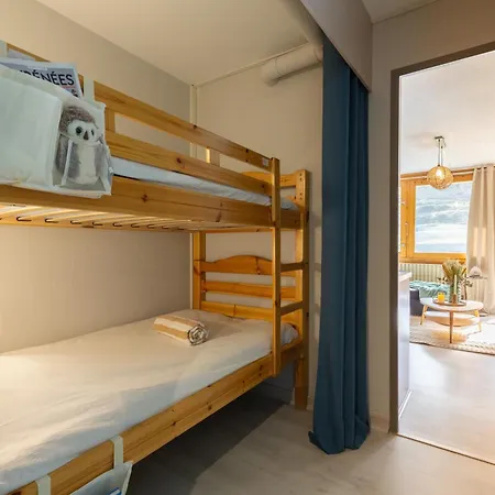 24 M2 - Classe 2 Etoiles - La Mongie Tourmalet - Pied Des Pistes - Balcon Plein Sud - Parking Public *