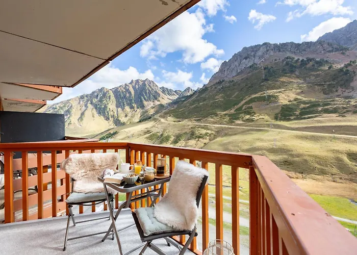 24 M2 - Classe 2 Etoiles - La Mongie Tourmalet - Pied Des Pistes - Balcon Plein Sud - Parking Public